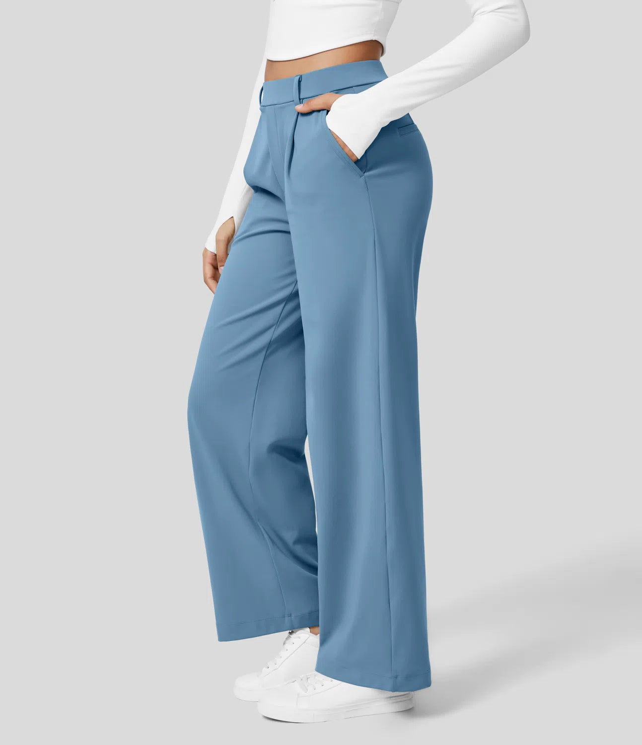 FlexFit | High-Waisted Pocket Work Pants