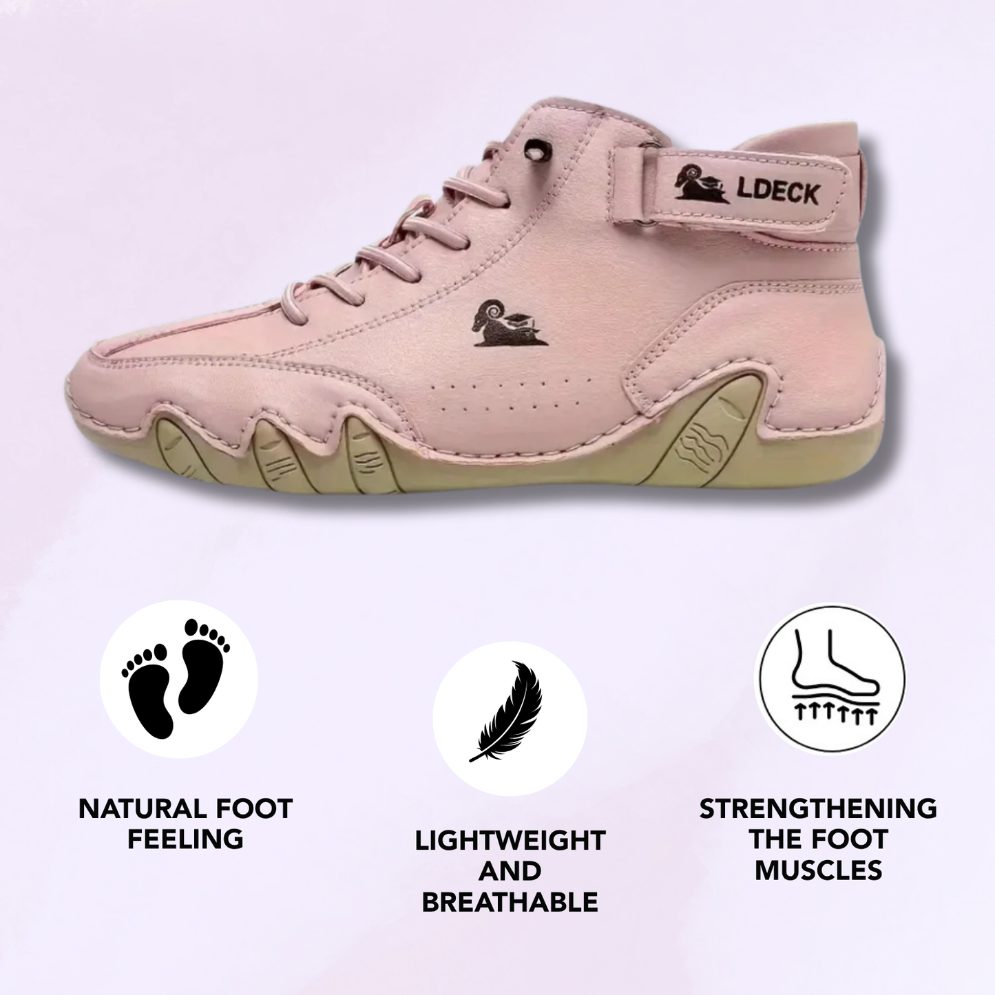 Comforth™ – Ergonomic, Non-Slip & Waterproof Leather Barefoot Shoes for Natural Pain Relief