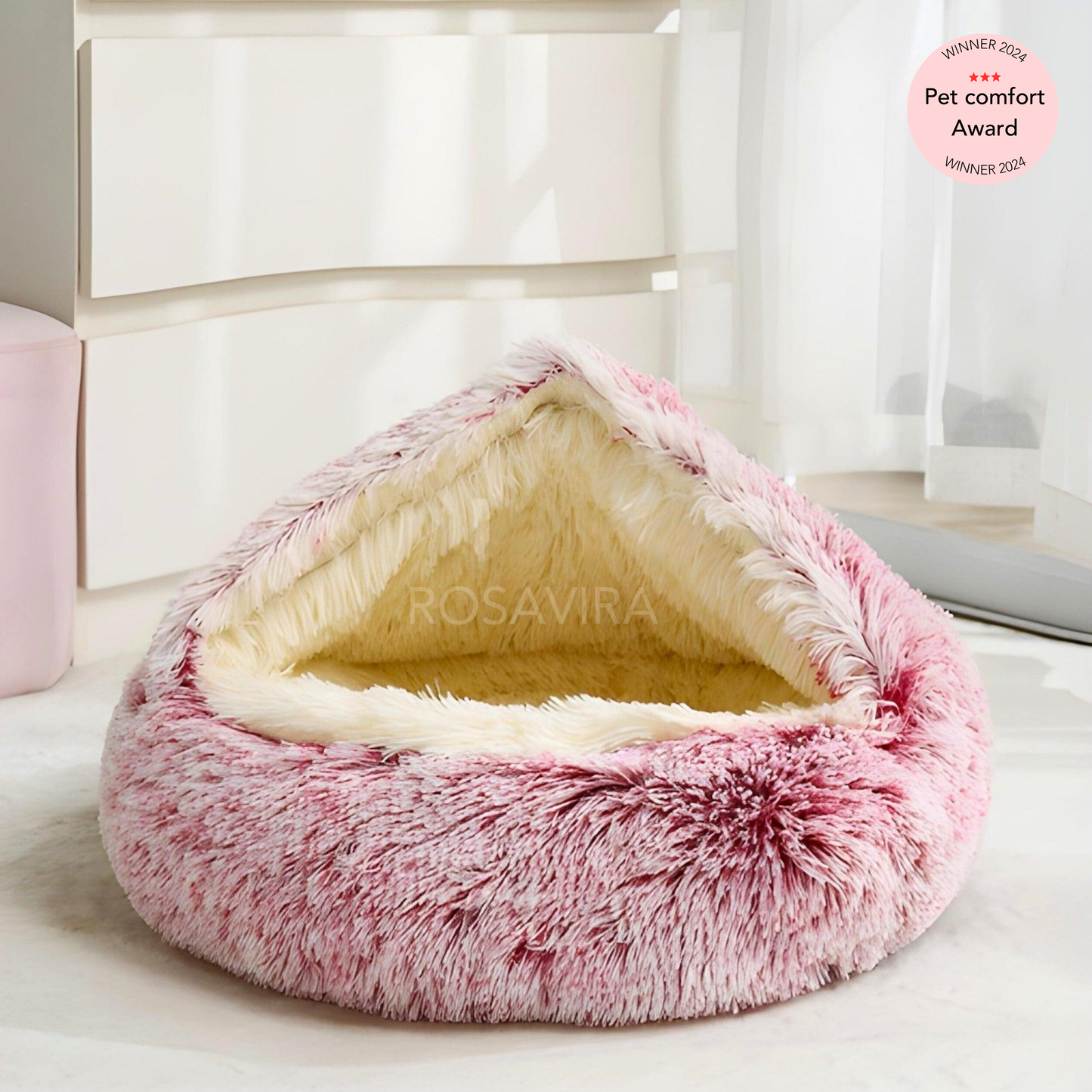 Fur Cocoon-pet bed