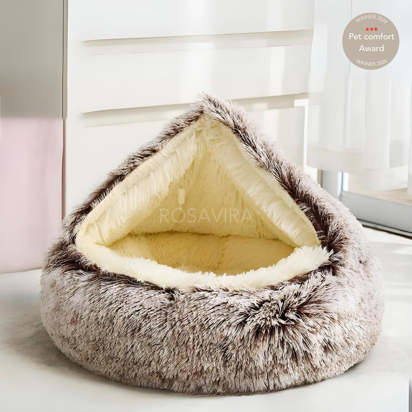 Fur Cocoon-pet bed