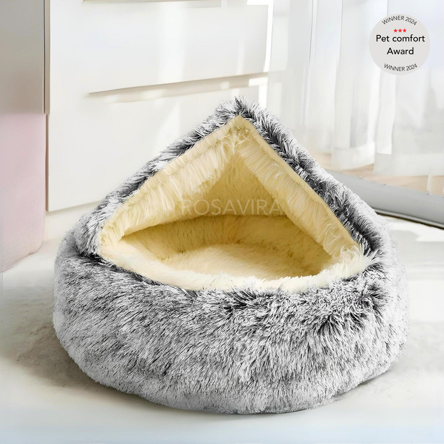Fur Cocoon-pet bed