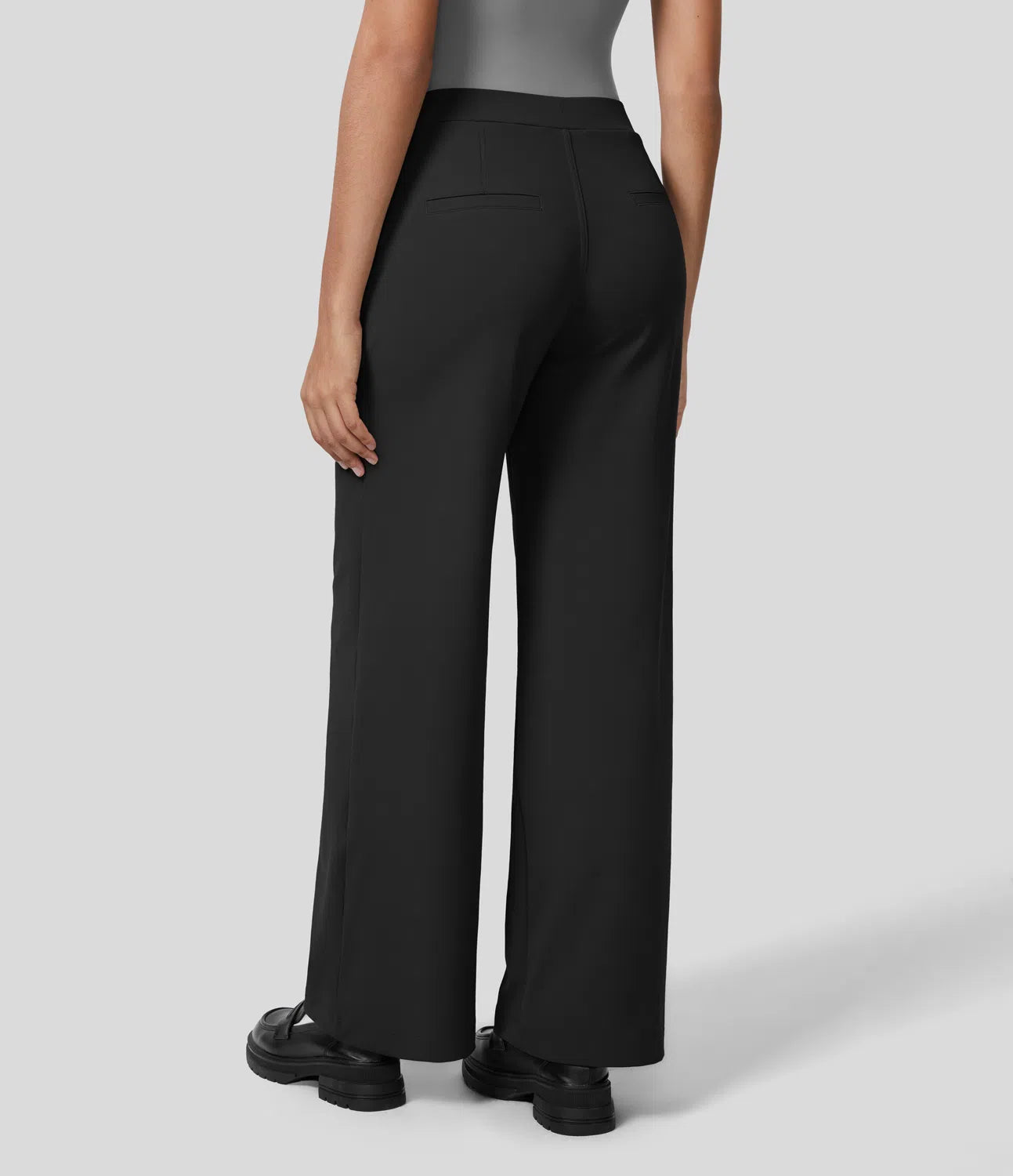 FlexFit | High-Waisted Pocket Work Pants