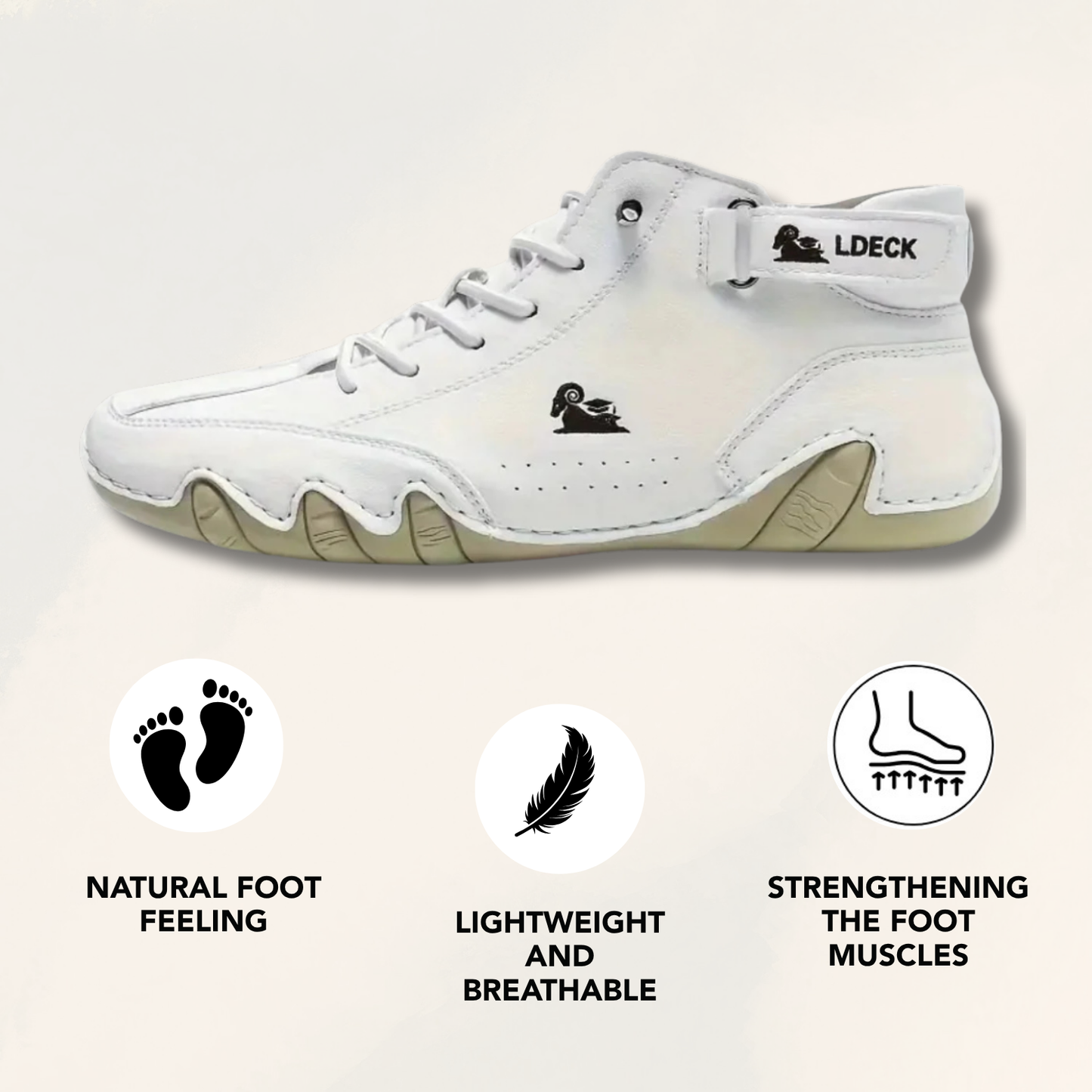 Comforth™ – Ergonomic, Non-Slip & Waterproof Leather Barefoot Shoes for Natural Pain Relief