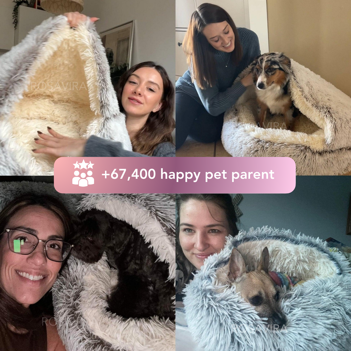 Fur Cocoon-pet bed