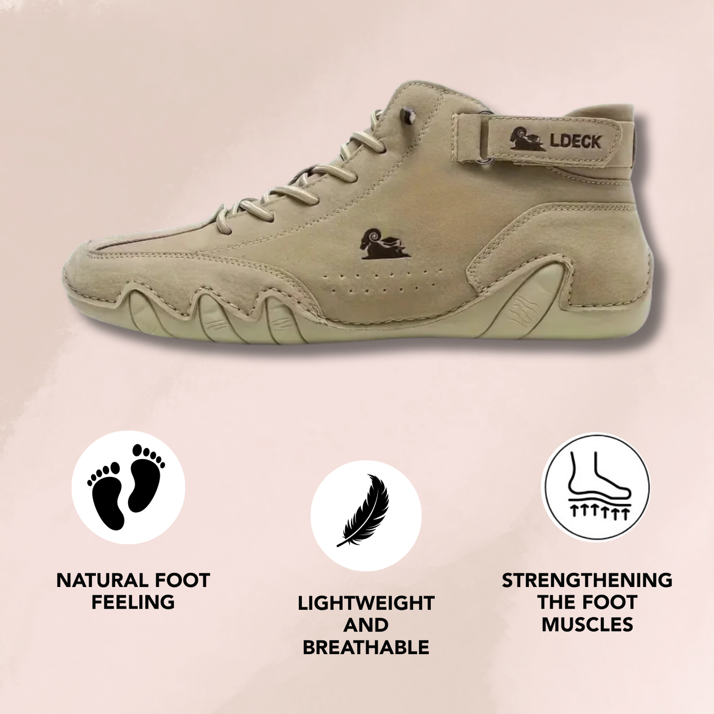 Comforth™ – Ergonomic, Non-Slip & Waterproof Leather Barefoot Shoes for Natural Pain Relief