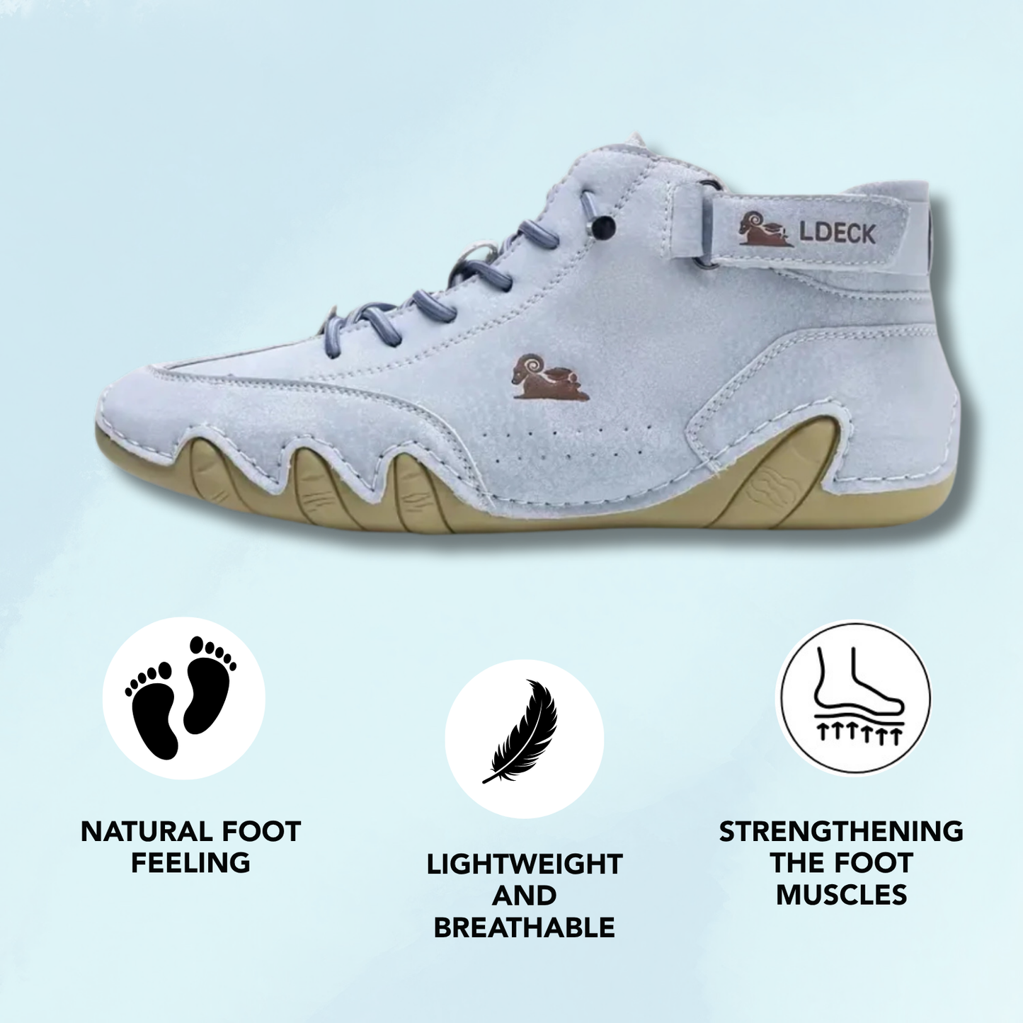 Comforth™ – Ergonomic, Non-Slip & Waterproof Leather Barefoot Shoes for Natural Pain Relief