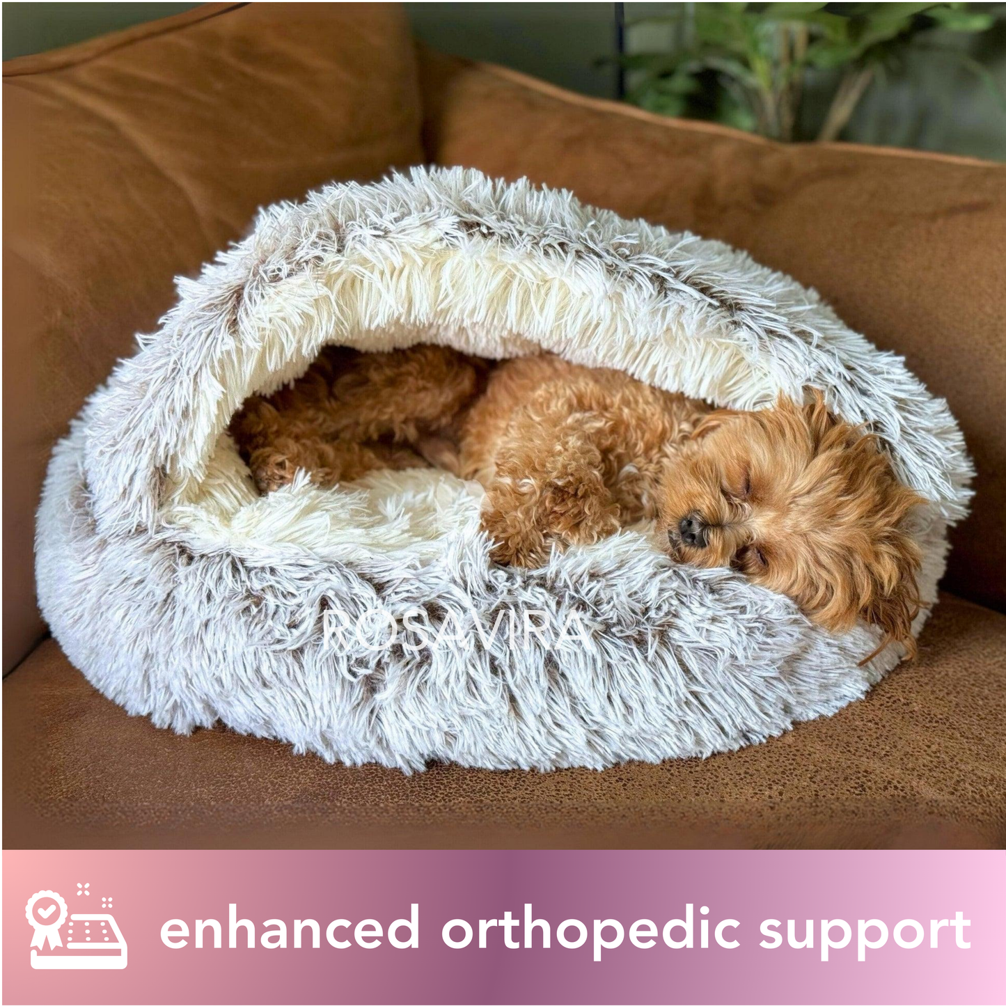 Fur Cocoon-pet bed
