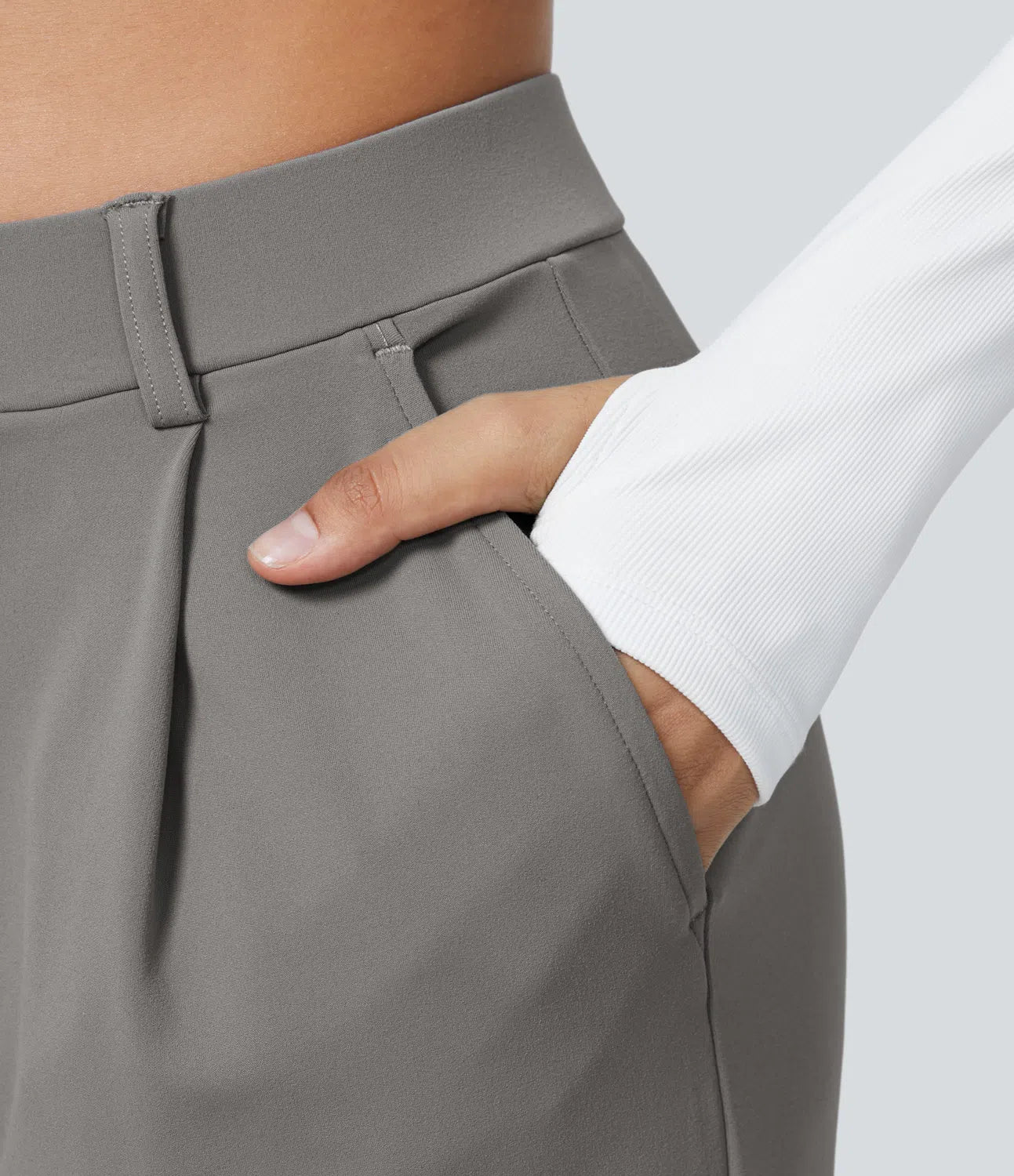 FlexFit | High-Waisted Pocket Work Pants
