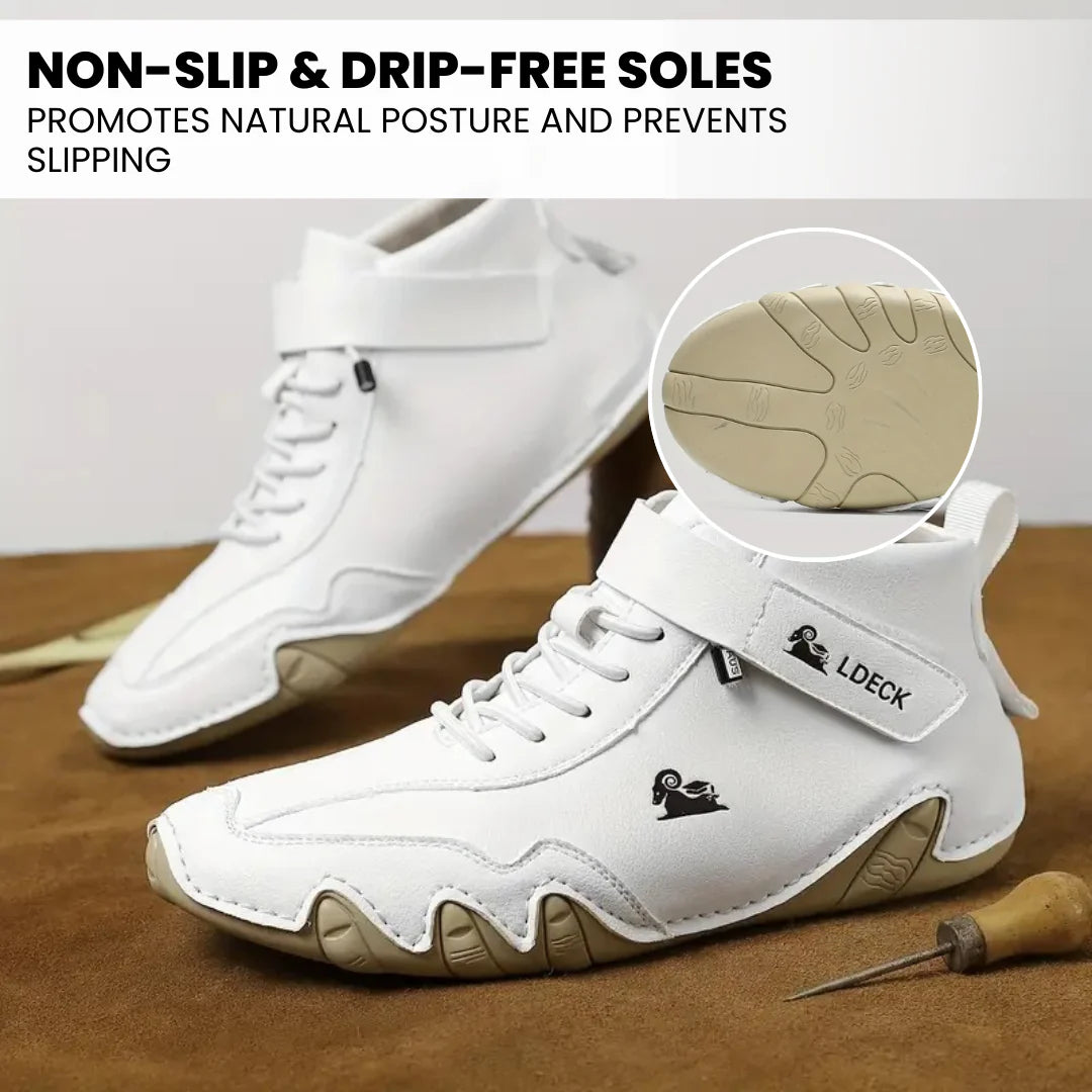Comforth™ – Ergonomic, Non-Slip & Waterproof Leather Barefoot Shoes for Natural Pain Relief