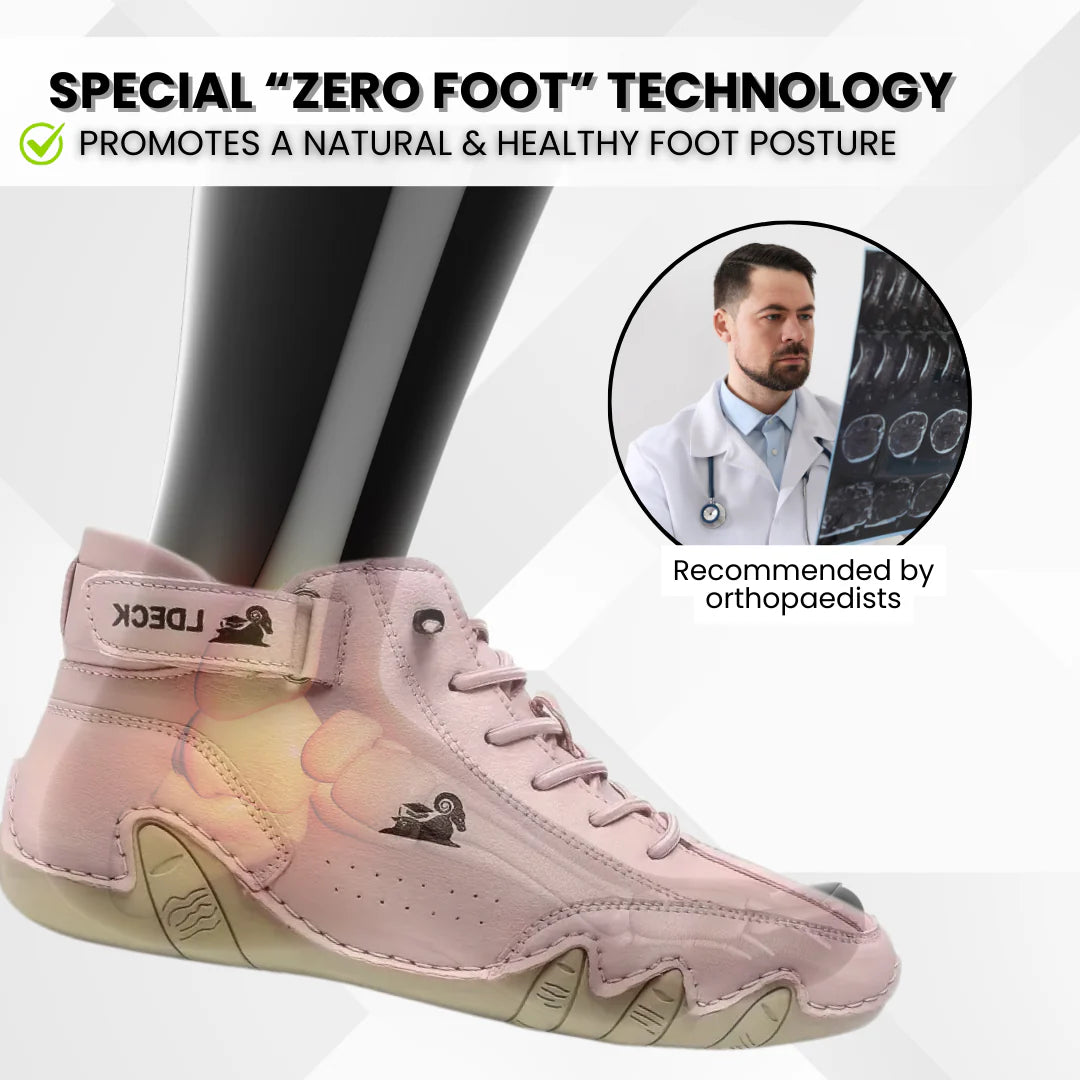 Comforth™ – Ergonomic, Non-Slip & Waterproof Leather Barefoot Shoes for Natural Pain Relief