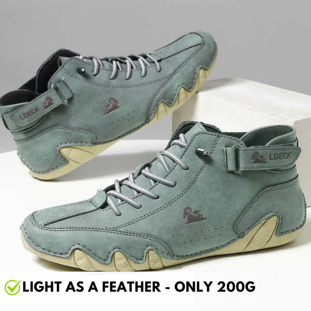 Comforth™ – Ergonomic, Non-Slip & Waterproof Leather Barefoot Shoes for Natural Pain Relief