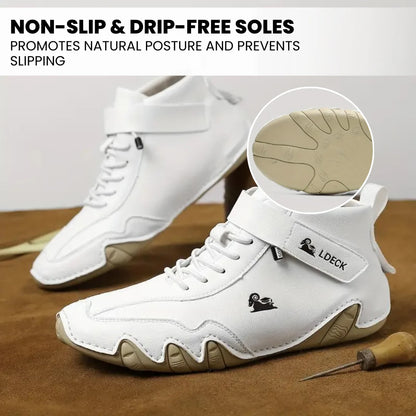 Comforth™ – Ergonomic, Non-Slip & Waterproof Leather Barefoot Shoes for Natural Pain Relief